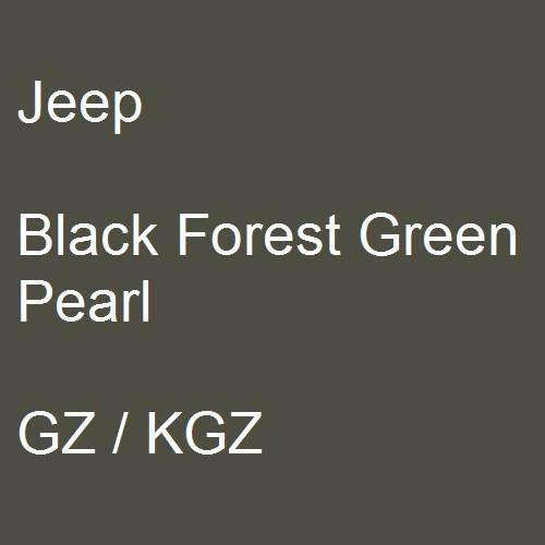 Jeep, Black Forest Green Pearl, GZ / KGZ.